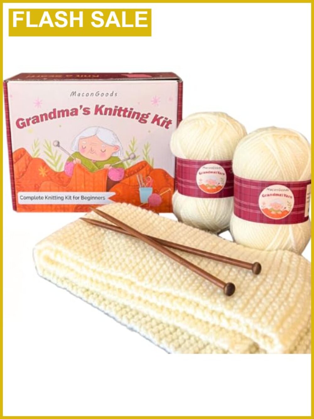 Knitting Kit for Beginners Complete Learn to Knit Set